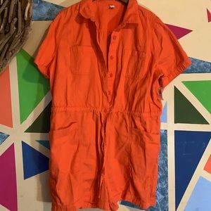 Romper from OLD NAVY. Vivid Coral color